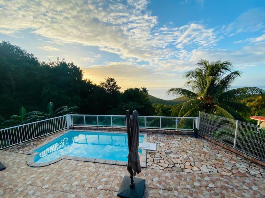 Au Soleil Couchant Avec Vue Piscine Sel Villa Bouillante